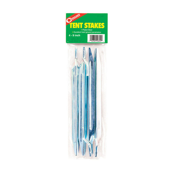 Coghlans TENT STAKES 9"" STEEL 4PK 9809